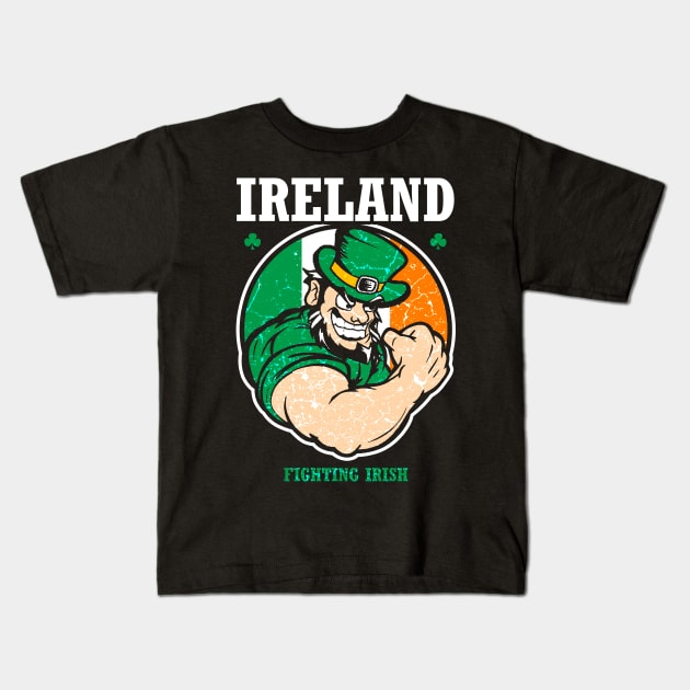 Fighting Irish Kids T-Shirt by Mila46